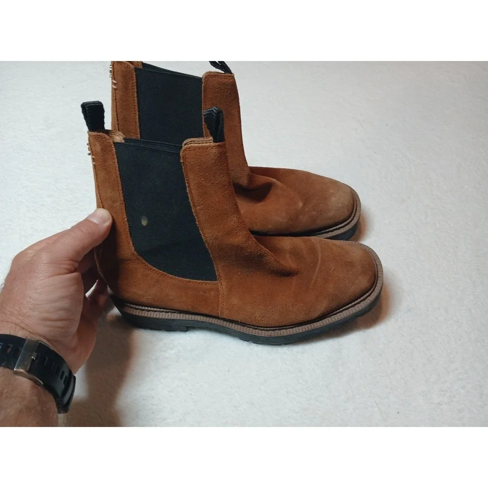 Sam Edelman Laguna‎ Frontier Brown Suede Chelsea Boots H26800L203 Size 7.5 M